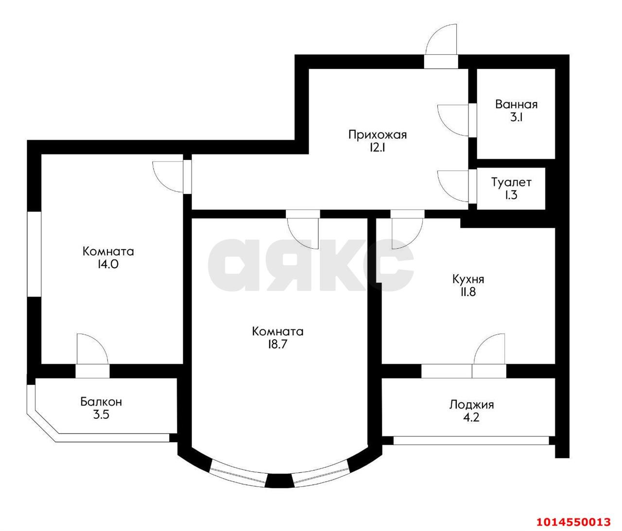 Фото №10: 2-комнатная квартира 65 м² - Краснодар, Кожзавод, ул. Минская, 122/1А