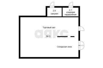 Фото №5: Торговое помещение 62 м² - Краснодар, мкр. ЖК Панорама, ул. Восточно-Кругликовская, 22