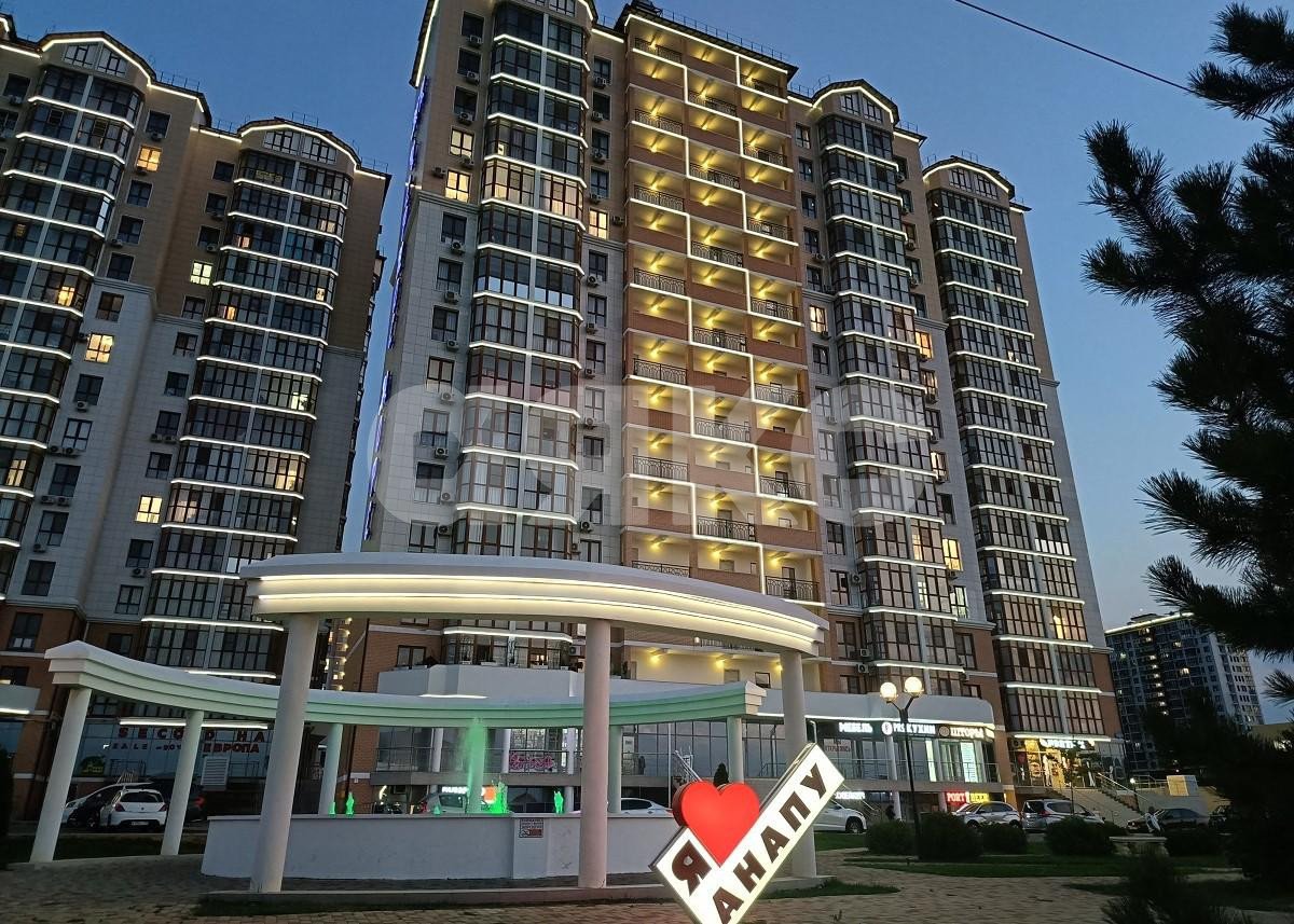 Фото №12: 2-комнатная квартира 52 м² - Анапа, жилой комплекс Чёрное море, ул. Анапское шоссе, 32к4