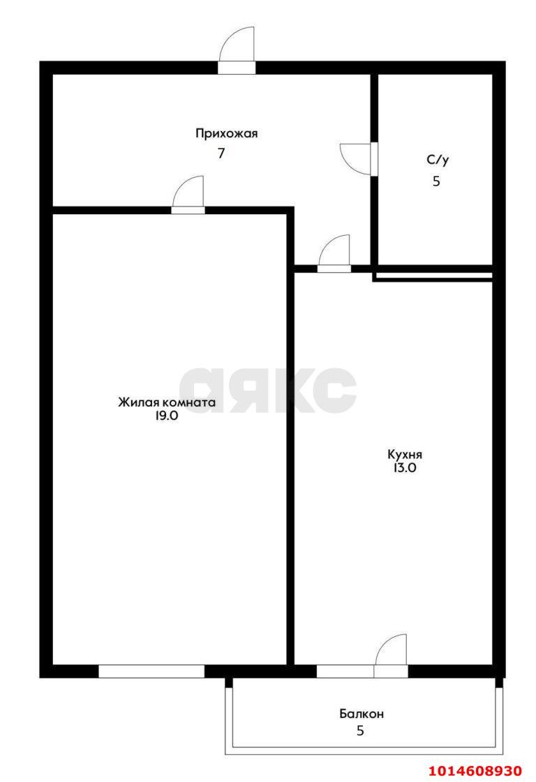 Фото №1: 1-комнатная квартира 46 м² - Краснодар, имени Петра Метальникова, ул. Петра Метальникова, 5к1
