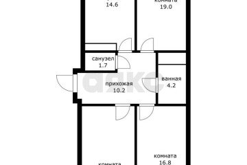 Фото №2: 3-комнатная квартира 93 м² - Краснодар, мкр. жилой комплекс Фамилия, ул. Старокубанская, 124