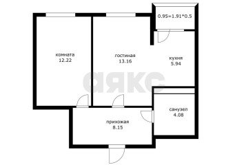 Фото №1: 2-комнатная квартира 44 м² - Краснодар, мкр. жилой комплекс Перспектива, ул. Героев-Разведчиков, 8к2