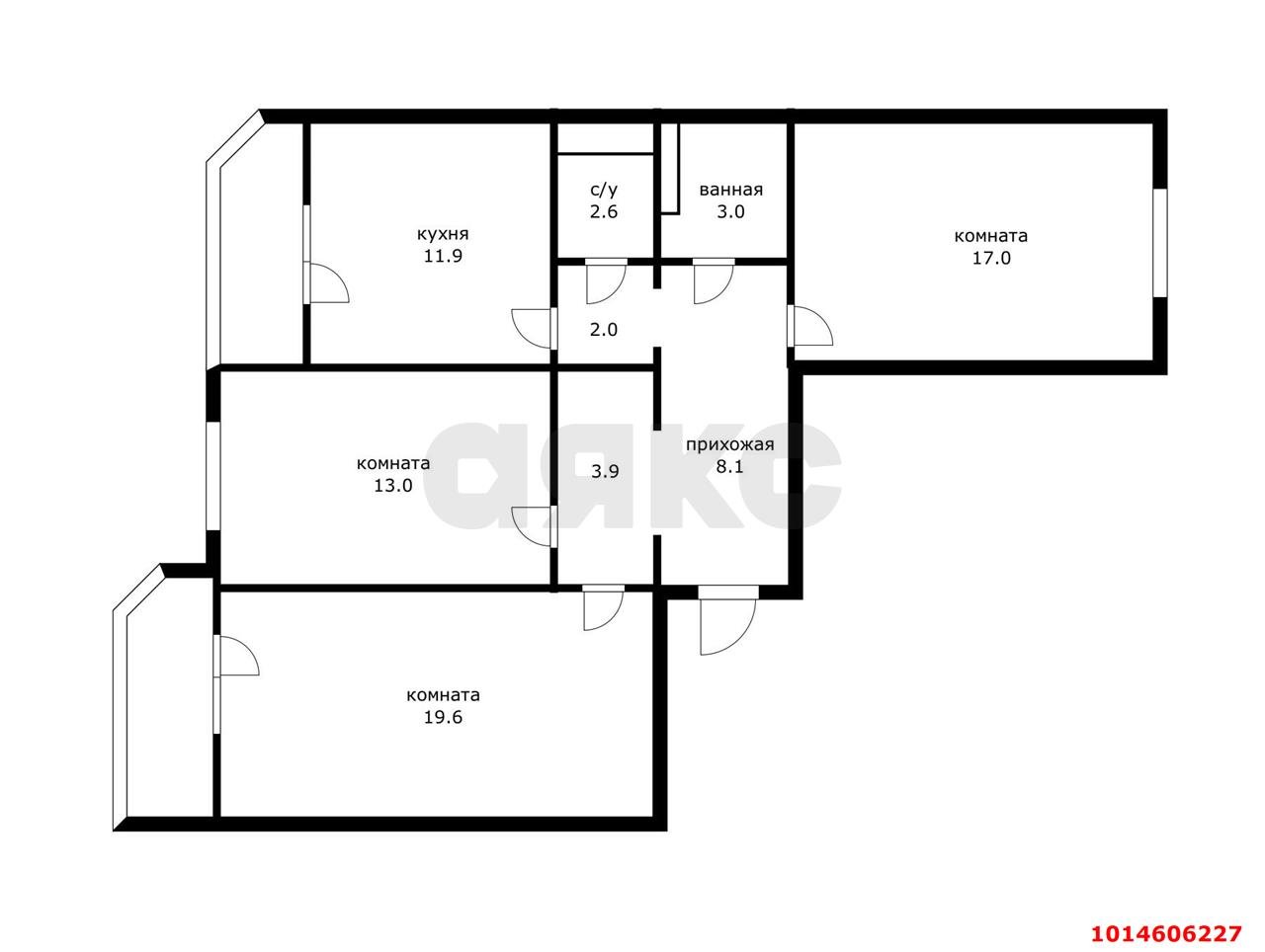 Фото №1: 3-комнатная квартира 88 м² - Краснодар, жилой комплекс Дом у реки, ул. Кружевная, 10