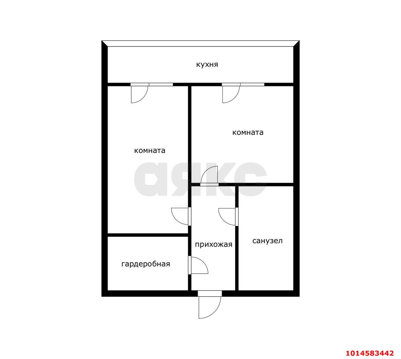 Фото №13: 1-комнатная квартира 36 м² - Краснодар, жилой комплекс Мечта, ул. им. Героя Яцкова И.В., 1/10