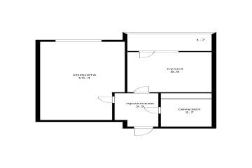 Фото №1: 1-комнатная квартира 31 м² - Краснодар, мкр. ЖК Абрикосово, ул. имени Героя Георгия Бочарникова, 4к1