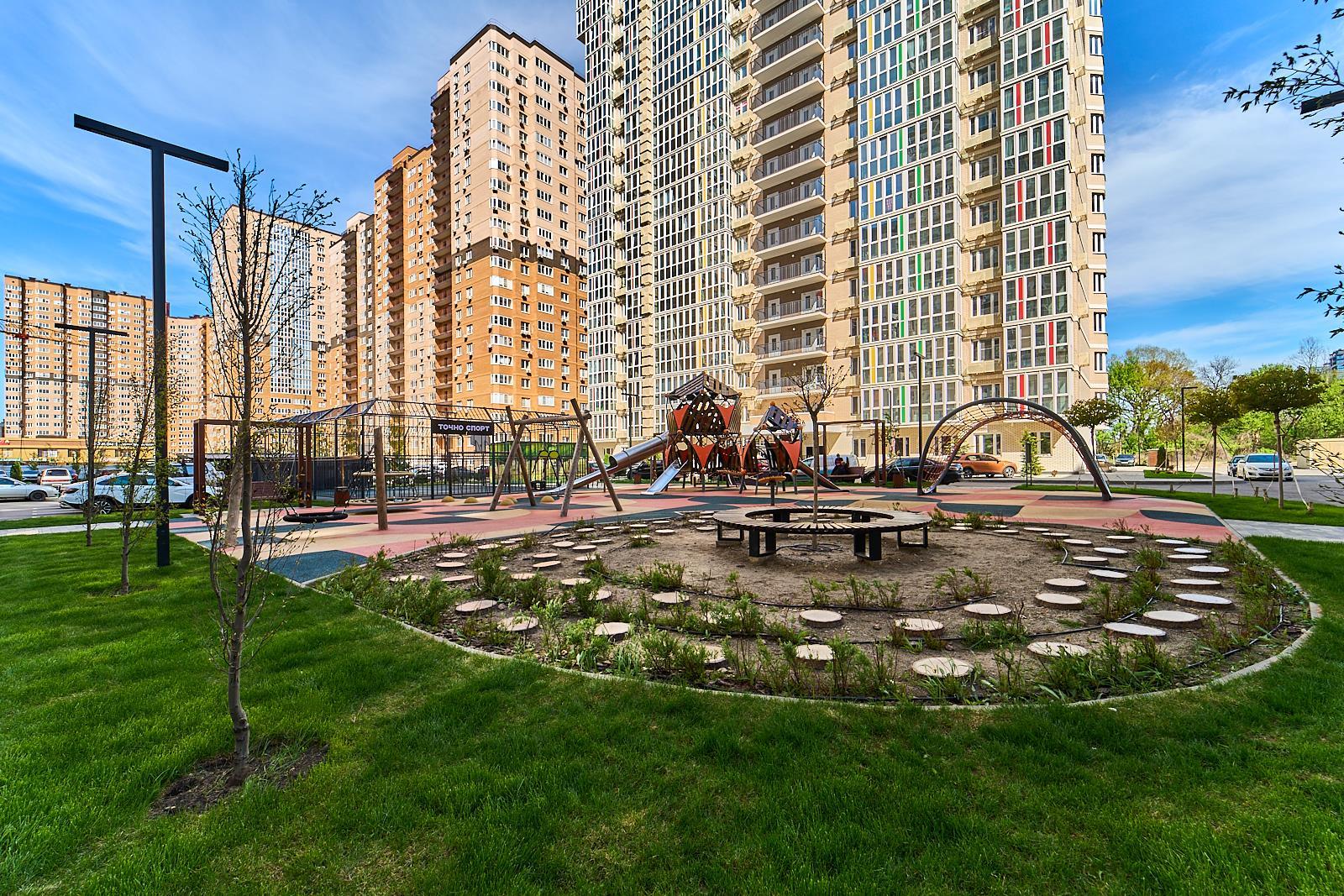 Фото №2: 1-комнатная квартира 31 м² - Краснодар, Прикубанский внутригородской округ, мкр. ЖК Абрикосово, ул. имени Героя Георгия Бочарникова, 4к1