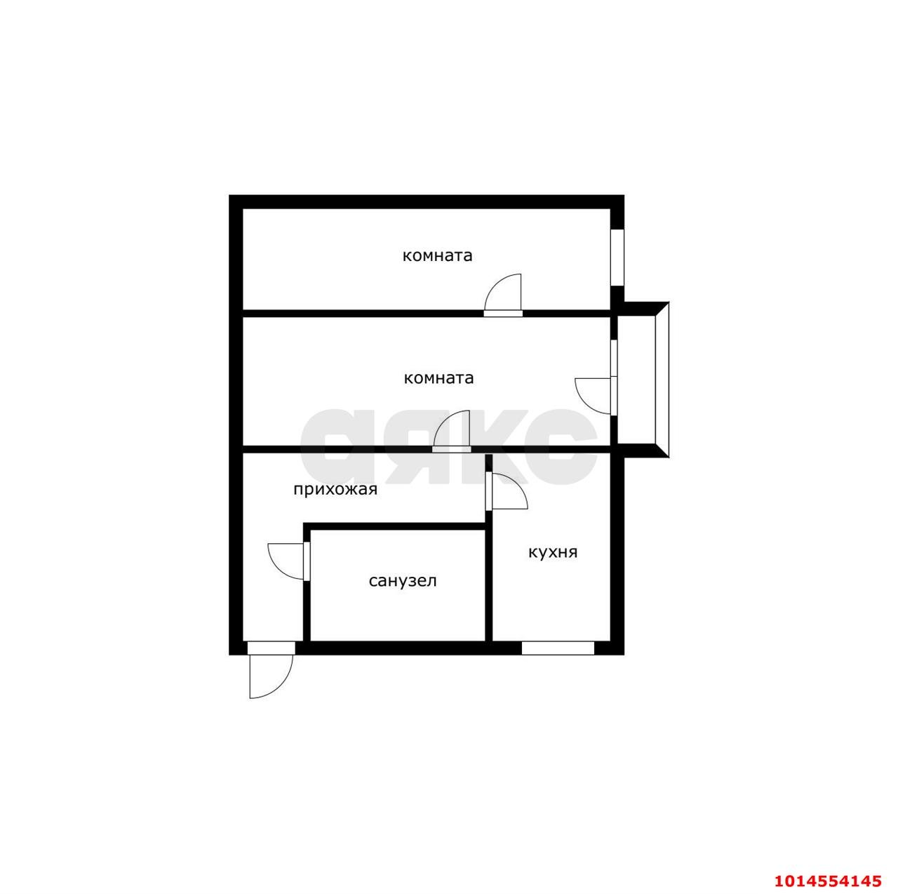 Фото №14: 2-комнатная квартира 45 м² - Краснодар, Фестивальный, ул. Фестивальная, 37