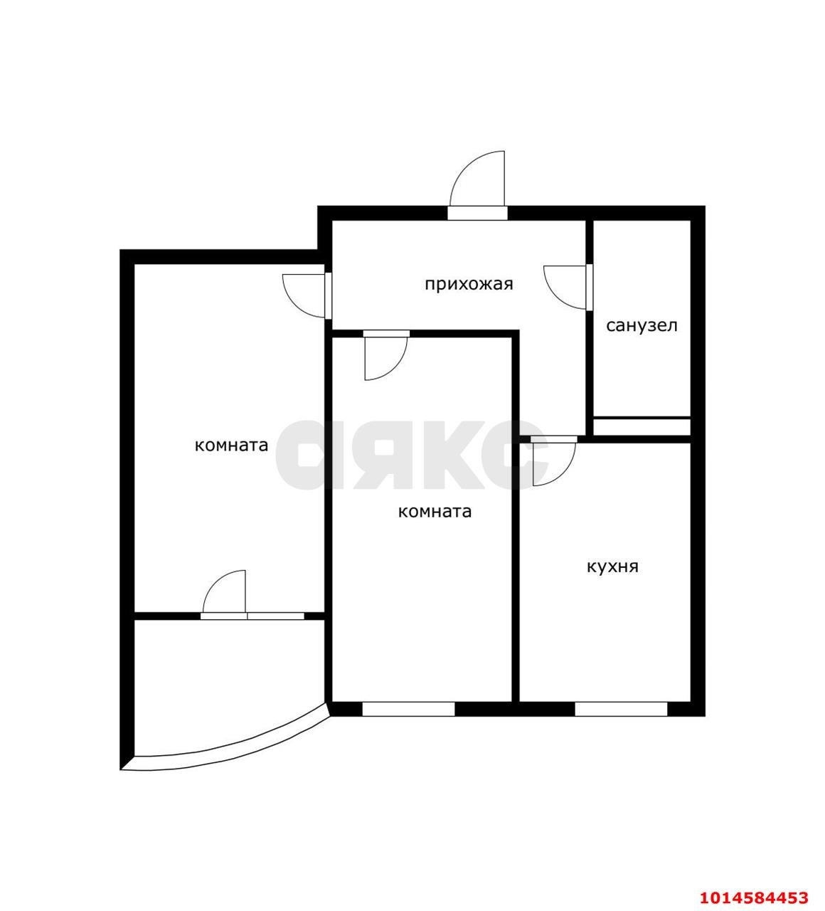 Фото №2: 2-комнатная квартира 65 м² - Краснодар, жилой комплекс Инсити, ул. Командорская, 5/1