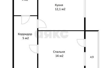 Фото №2: 1-комнатная квартира 35 м² - Яблоновский, мкр. жилой комплекс Гагарина-2, ул. Гагарина, 155/2