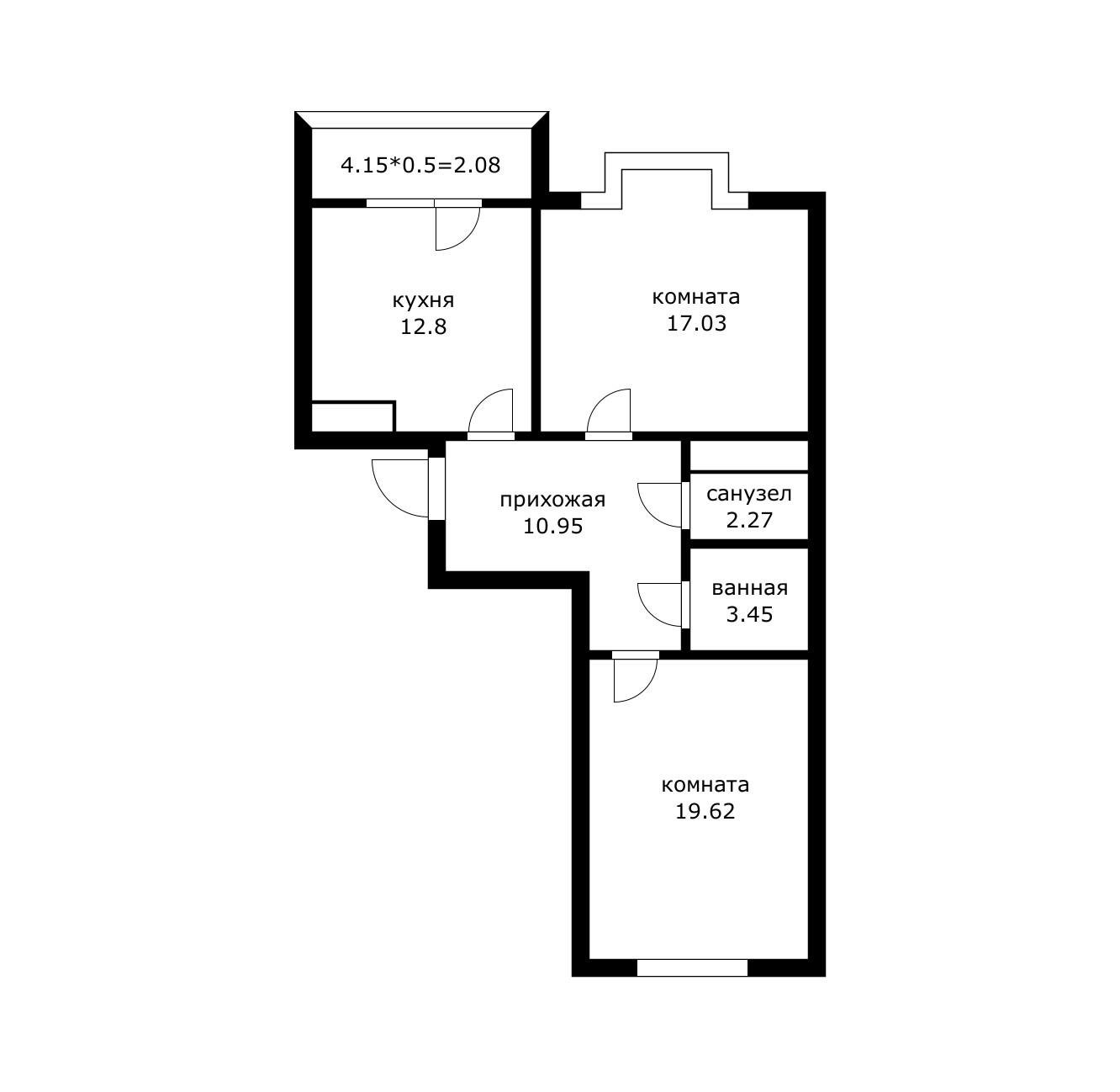 Фото №20: 2-комнатная квартира 72 м² - Краснодар, Школьный, Прикубанский внутригородской округ, Круглик, мкр. жилой комплекс Сердце, ул. Школьная, 1