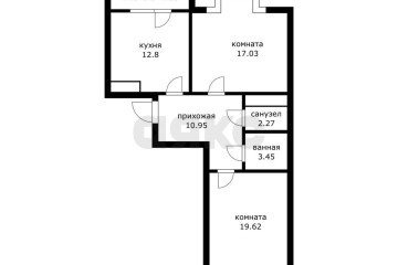 Фото №1: 2-комнатная квартира 72 м² - Краснодар, мкр. Школьный, ул. Школьная, 1
