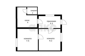 Фото №4: Часть дома 31 м² - Краснодар, мкр. Центральный, пр-д 2-й Гаражный, 26