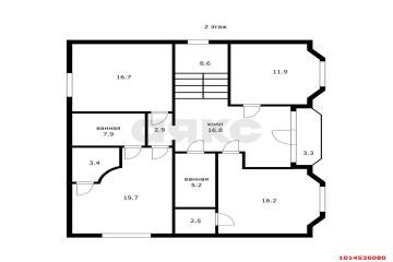 Фото №2: Дом 339 м² - Краснодар, мкр. Хлопчато-бумажный Комбинат, ул. Енисейская, 43