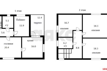 Фото №4: Дом 152 м² - СНТ Лекраспромовец, мкр. Прикубанский внутригородской округ, ул. Центральная, 21