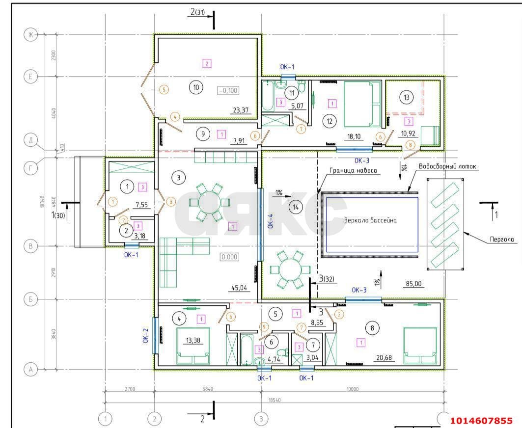 Фото №18: Дом 190 м² + 6.9 сот. - СНТ Северное, Прикубанский внутригородской округ, ул. Абрикосовая, 260