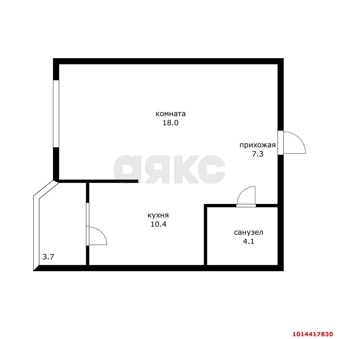Фото №13: Коммерция 43 м² - Краснодар, жилой комплекс Сказка Град, мкр. Карасунский внутригородской округ, ул. имени В.Н. Мачуги, 166Ак2