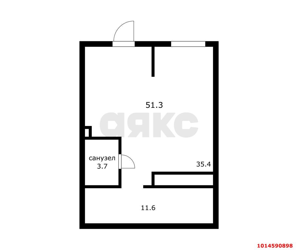 Фото №4: Торговое помещение 52 м² - Краснодар, 9-й километр, ул. Ярославская, 115