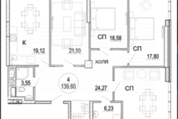 Фото №5: 4-комнатная квартира 140 м² - Ростов-на-Дону, р. Кировский, ул. Максима Горького, 120