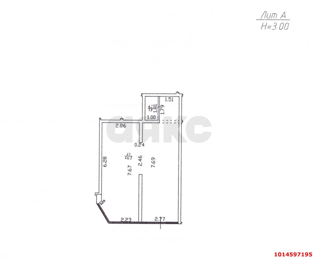 Фото №2: Коммерция 48 м² - Краснодар, жилой комплекс Альпы, Прикубанский внутригородской округ, мкр. Россинского, ул. Командорская, 6