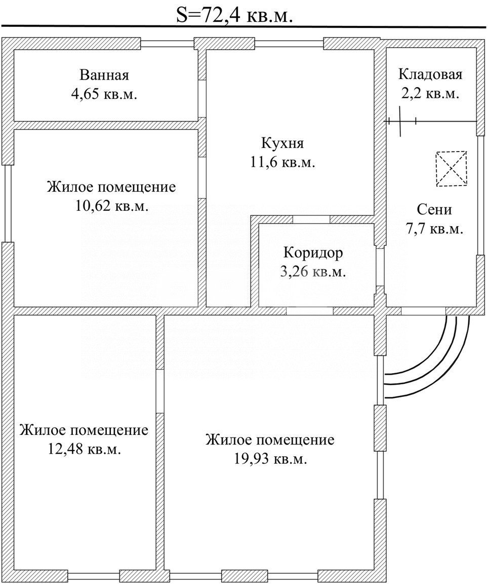 Фото №13: Дом 72 м² + 539 сот. - Мариуполь, Центральный, ул. Куприна, 3