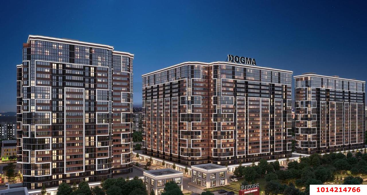 Фото №6: 1-комнатная квартира 36 м² - Краснодар, Карасунский внутригородской округ, Черёмушки, мкр. ЖК Рекорд, ул. Новороссийская, 102/8к5