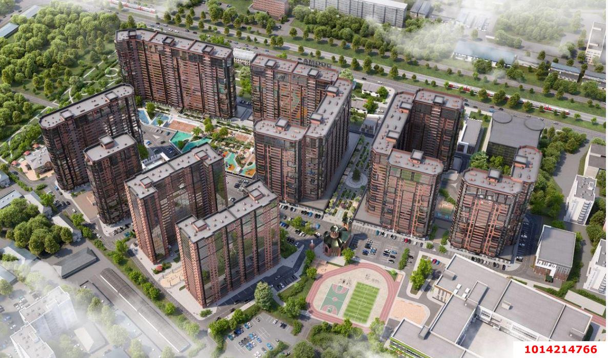 Фото №4: 1-комнатная квартира 36 м² - Краснодар, жилой комплекс Рекорд, ул. Новороссийская, 102/8к5