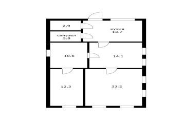 Фото №1: Дом 100 м² - Гиагинская, ул. Речная, 46