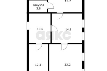 Фото №1: Дом 100 м² - Гиагинская, ул. Речная, 46
