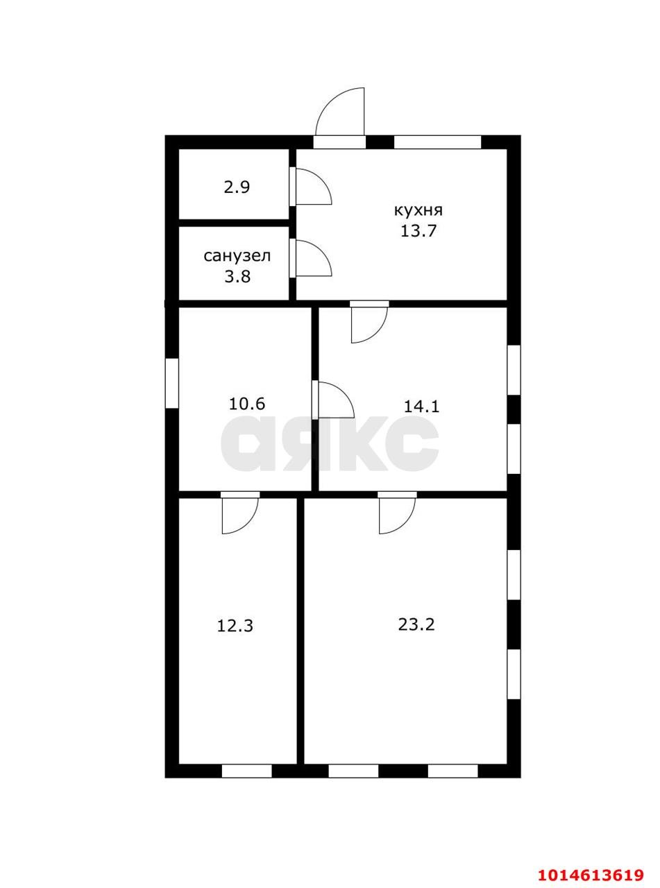 Фото №1: Дом 100 м² + 25 сот. - Гиагинская, ул. Речная, 46