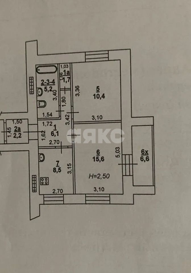 Фото №13: 2-комнатная квартира 56 м² - Ростов-на-Дону, 10-й, пр-кт Королёва, 28