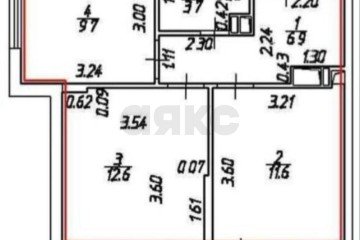 Фото №4: 2-комнатная квартира 48 м² - Краснодар, мкр. жилой комплекс Южане, ул. Даниила Смоляна, 71к3