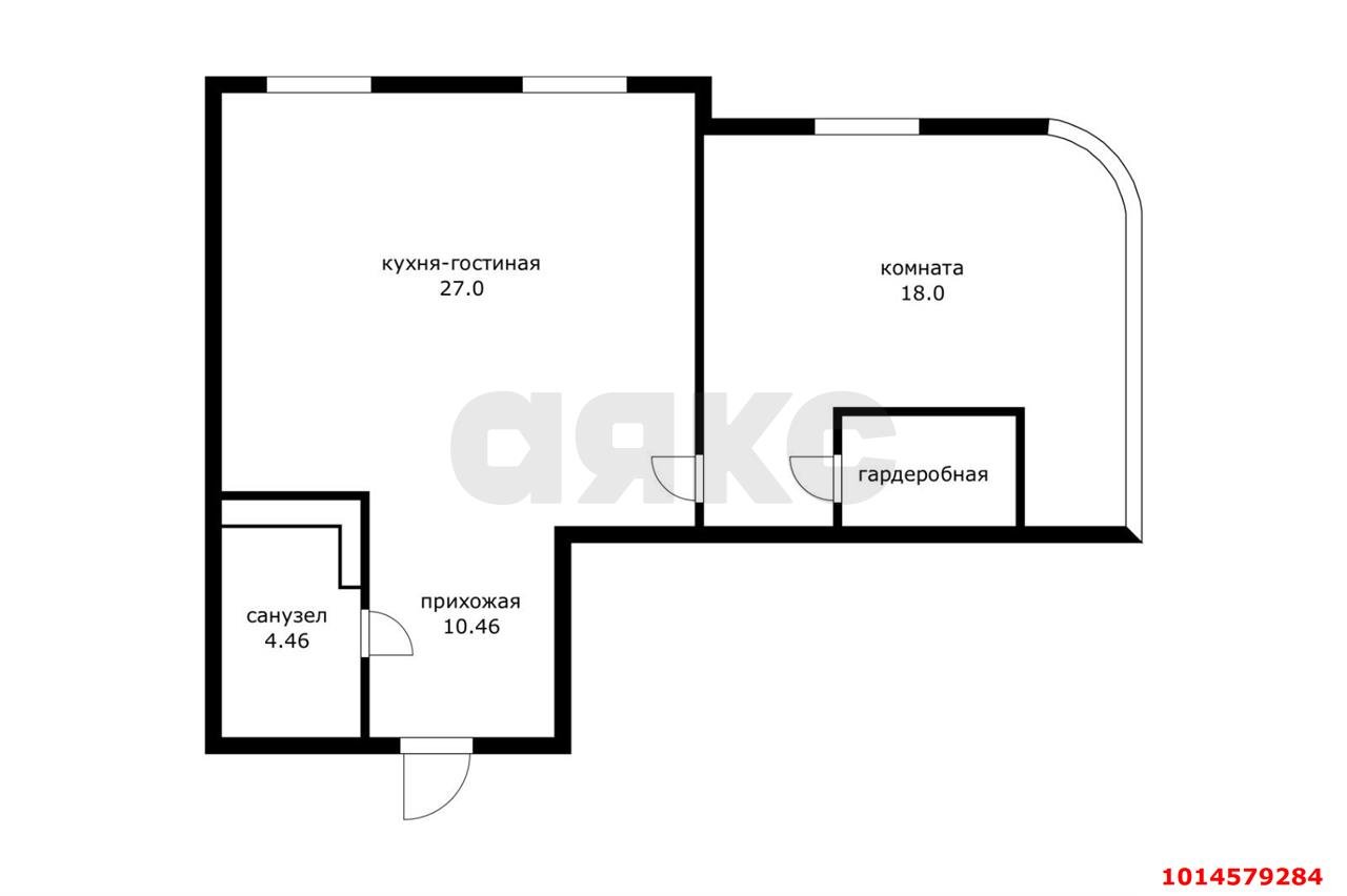 Фото №19: 2-комнатная квартира 70 м² - Краснодар, Западный внутригородской округ, ул. Кожевенная, 22