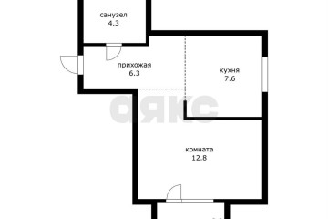 Фото №3: 1-комнатная квартира 33 м² - Новая Адыгея, ул. Западная, 6