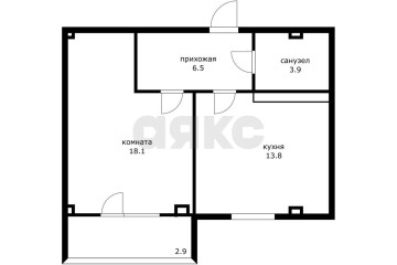 Фото №1: 1-комнатная квартира 45 м² - Майкоп, мкр. Восход, пер. 7-й, 14А