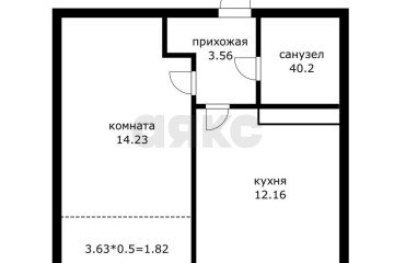Фото №2: 1-комнатная квартира 37 м² - Краснодар, мкр. Черёмушки, ул. Обрывная, 132/1к4