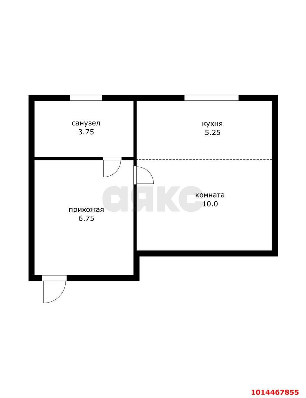 Фото №9: Студия 26 м² - Краснодар, Прикубанский внутригородской округ, Завод Радиоизмерительных Приборов, имени Петра Метальникова, жилой комплекс Лучезарный, мкр. Музыкальный, ул. имени Сергея Есенина, 149