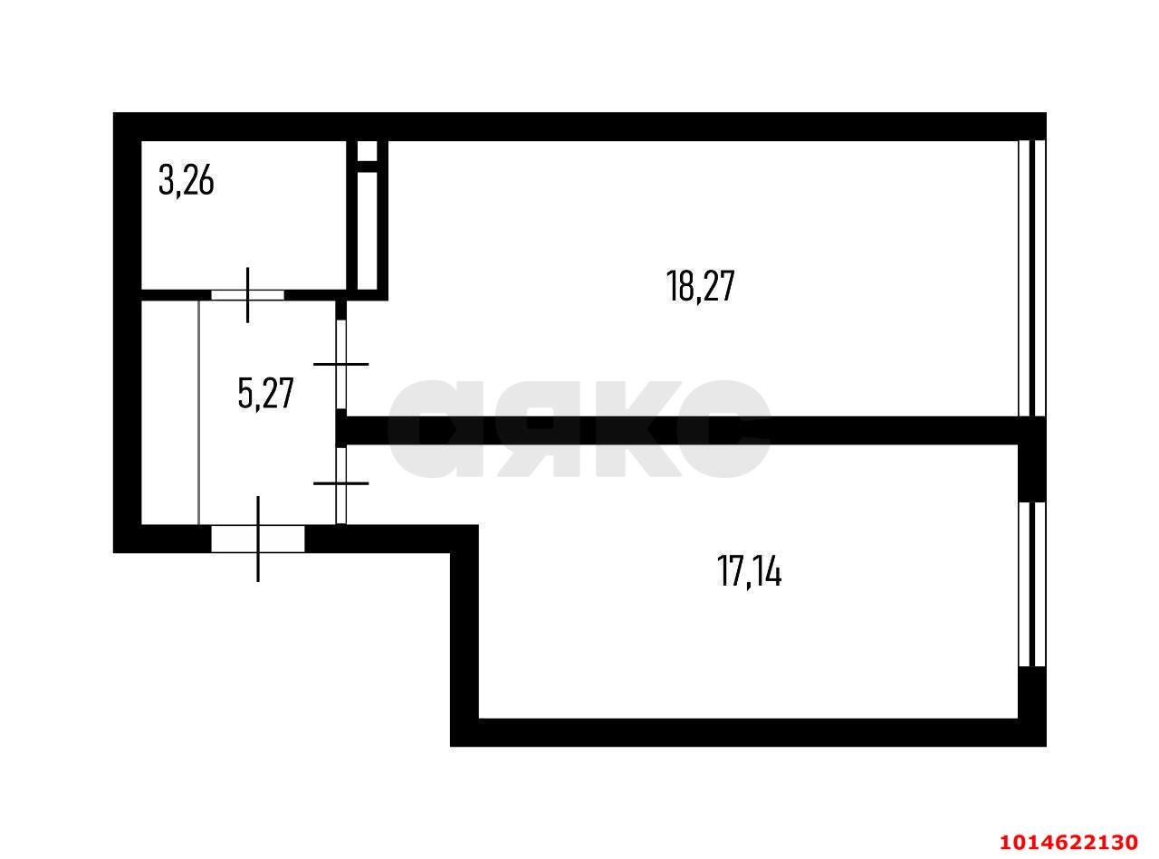 Фото №12: 1-комнатная квартира 43 м² - Краснодар, жилой комплекс Цветы, ул. Круговая, 4Вк4