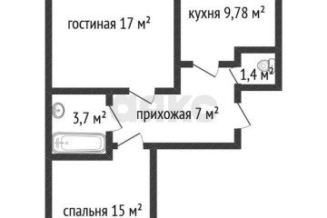 Фото №4: 2-комнатная квартира 61 м² - Краснодар, мкр. жилой комплекс Европа-Сити, ул. Венецианская, 12