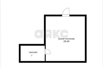 Фото №4: Студия 28 м² - Хомуты, ул. Сквозная, 1/1