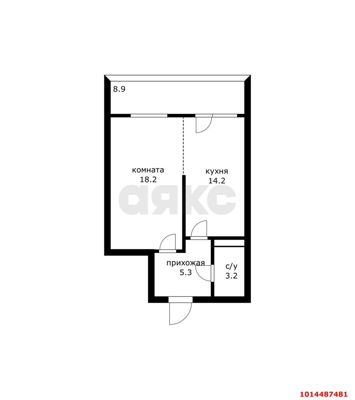 Фото №16: 1-комнатная квартира 50 м² - Краснодар, жилой комплекс Свобода, ул. Домбайская, 55к6