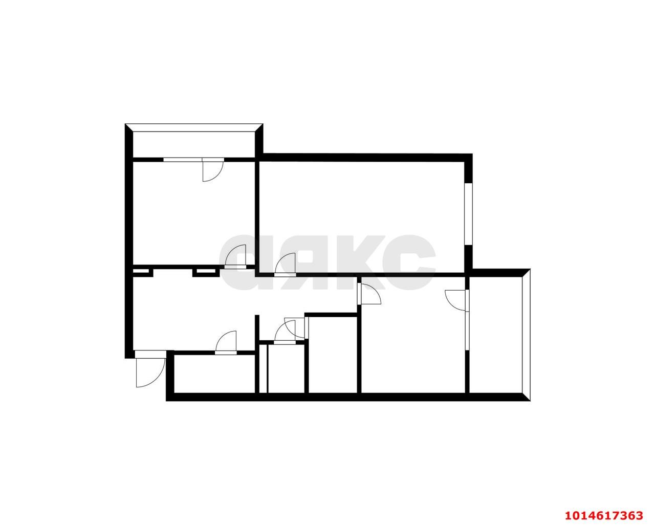 Фото №20: 2-комнатная квартира 66 м² - Краснодар, Восточно-Кругликовский, ул. Черкасская, 72