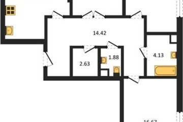 Фото №1: 3-комнатная квартира 92 м² - Знаменский, мкр. Родные Просторы, 