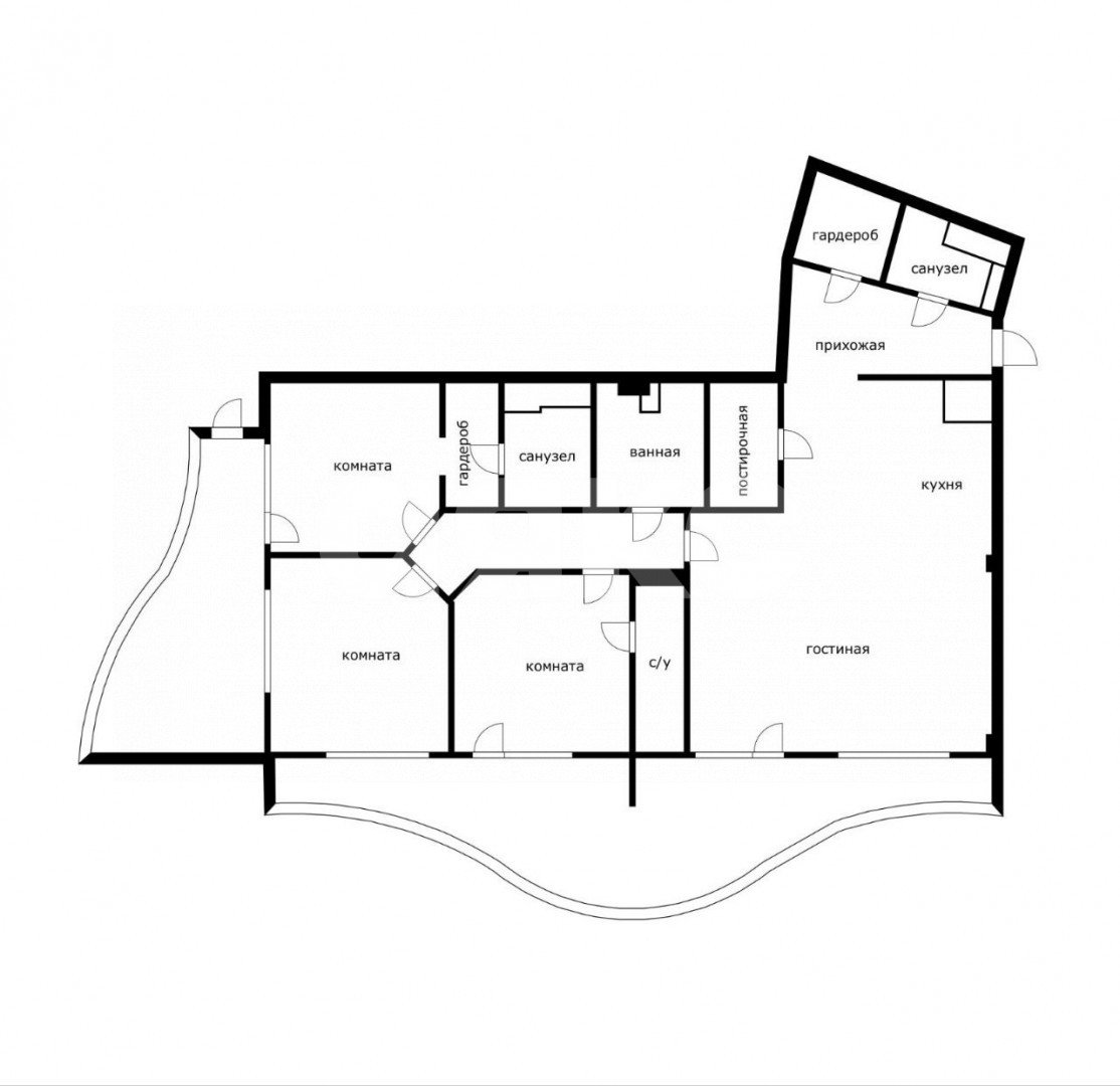 Фото №45: 3-комнатная квартира 175 м² - Сочи, Светлана, пр-кт Пушкина, 5А