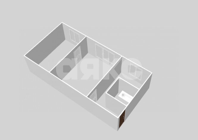 Фото №9: 2-комнатная квартира 44 м² - Егорьевск, 2-й, 47