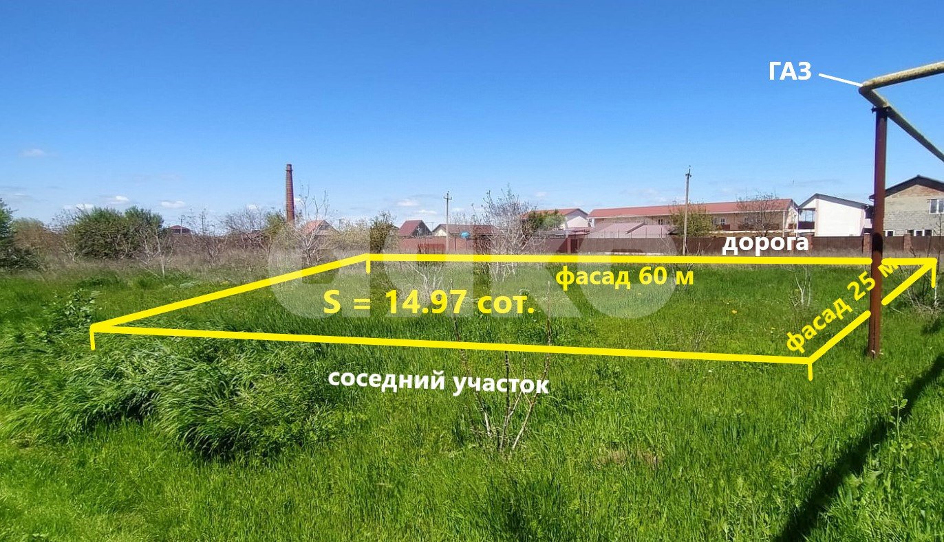 Фото №1: Личное подсобное хозяйство 14.97 сот. - Кучугуры, ул. Азовская, 11