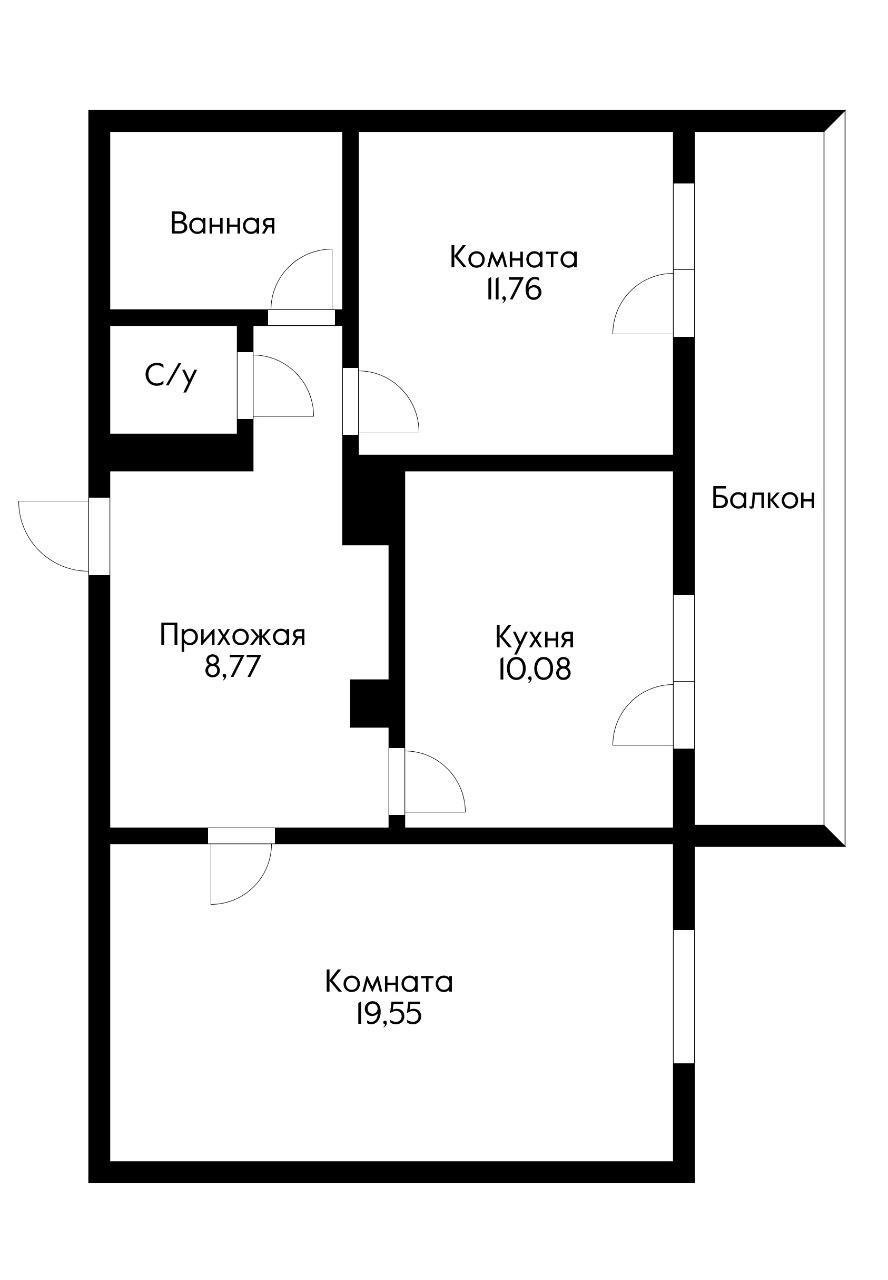 Фото №15: 2-комнатная квартира 65 м² - Краснодар, Центральный внутригородской округ, Западный внутригородской округ, мкр. Центральный, ул. Севастопольская, 2/3