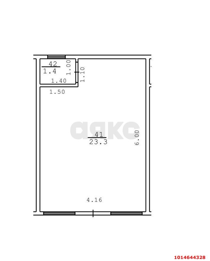 Фото №2: Торговое помещение 60 м² - Краснодар, жилой комплекс Инсити-Парк, ул. 2-я Ямальская, 4А