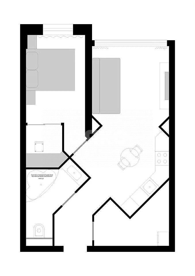 Фото №32: 2-комнатная квартира 50 м² - Ростов-на-Дону, Октябрьский, ул. Народного Ополчения, 215