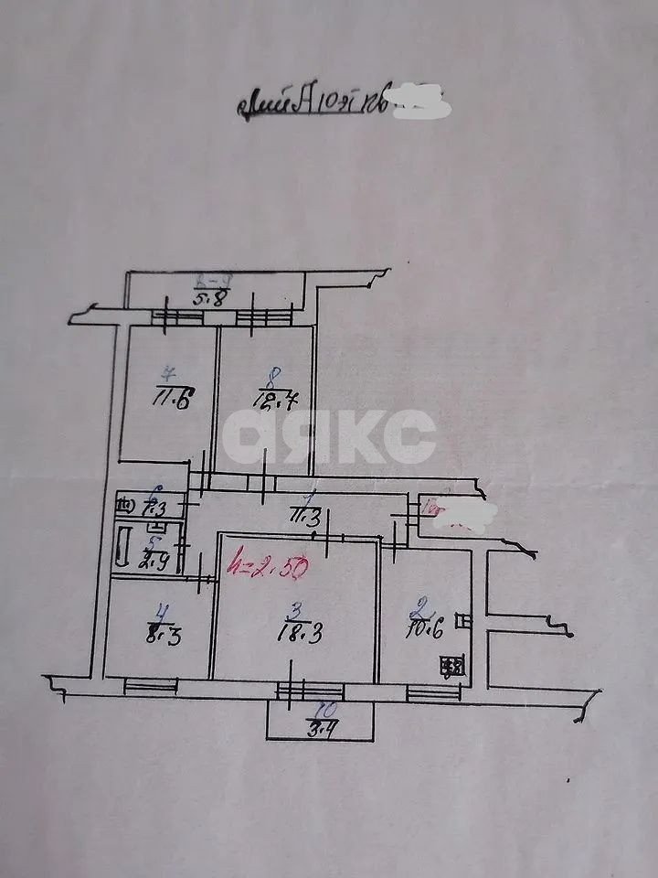 Фото №9: 4-комнатная квартира 77 м² - Ростов-на-Дону, Новое Поселение, ул. Текучёва, 112/1