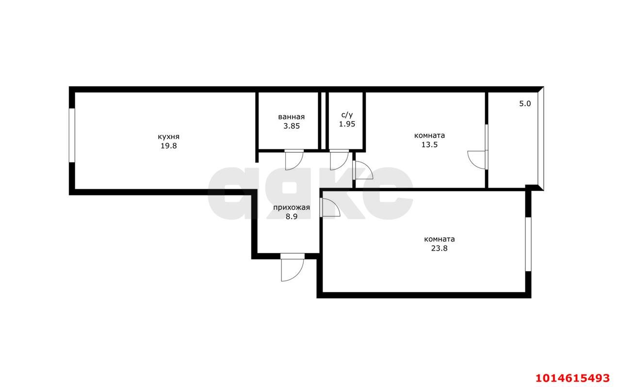 Фото №18: 2-комнатная квартира 71 м² - Краснодар, жилой комплекс Сказка Град, ул. имени В.Н. Мачуги, 166А